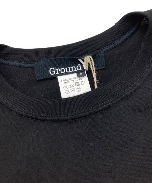 GROUND Y（グラウンドワイ）GROUND Y (グラウンドワイ) Tシャツ/グラウンドワイ/GO-T57-070 ブラック サイズ:3の古着・服飾アイテム