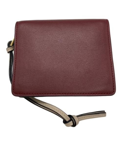 LOEWE（ロエベ）LOEWE (ロエベ) ブランド コンパクト ジップ ウォレット (クラシックカーフ)/ロエベ/062048 レッドの古着・服飾アイテム