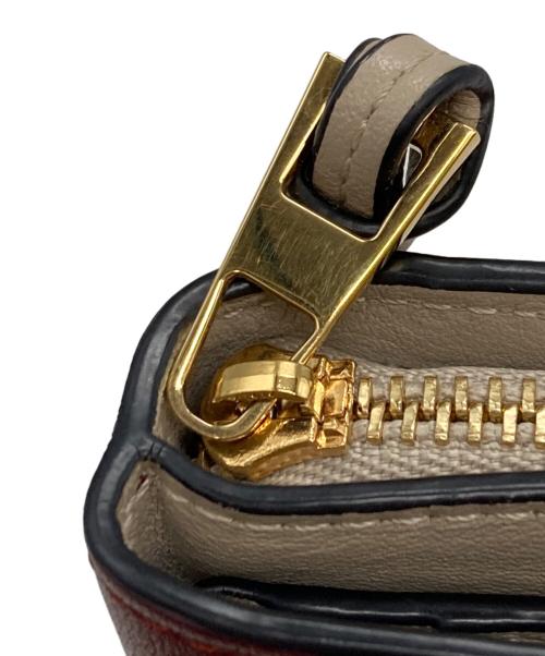 LOEWE（ロエベ）LOEWE (ロエベ) ブランド コンパクト ジップ ウォレット (クラシックカーフ)/ロエベ/062048 レッドの古着・服飾アイテム