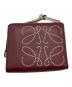 LOEWE（ロエベ）の古着「ブランド コンパクト ジップ ウォレット (クラシックカーフ)/ロエベ/062048」｜レッド