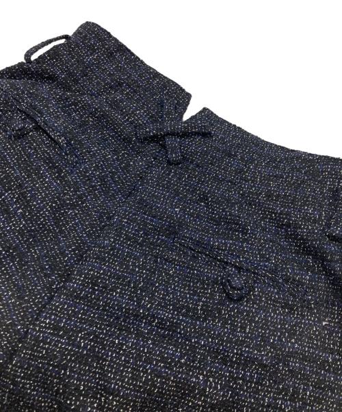 foufou（フーフー）foufou (フーフー) fancy tweed wide pants ネイビー サイズ:1の古着・服飾アイテム