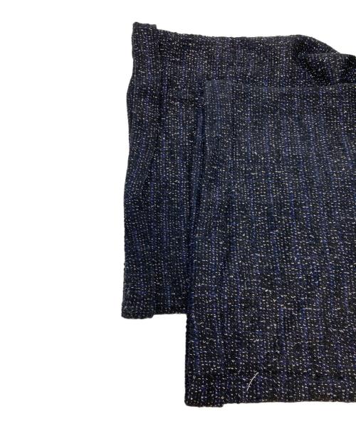 foufou（フーフー）foufou (フーフー) fancy tweed wide pants ネイビー サイズ:1の古着・服飾アイテム