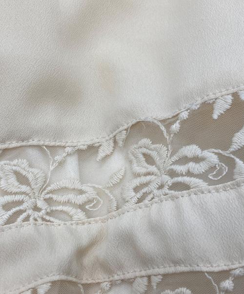 Ameri（アメリ）Ameri (アメリ) LACE DOCKING LACE UP DRESS/02210561420/アメリ アイボリー サイズ:Mの古着・服飾アイテム