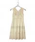 Ameri（アメリ）の古着「LACE DOCKING LACE UP DRESS/02210561420/アメリ」｜アイボリー