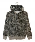 AKMエーケーエム）の古着「明細ダブルジップパーカー/エーケーエム/Y2K」｜グレー