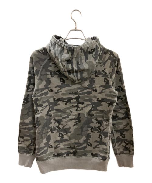 AKM（エーケーエム）AKM (エーケーエム) 明細ダブルジップパーカー/エーケーエム/Y2K グレー サイズ:Mの古着・服飾アイテム