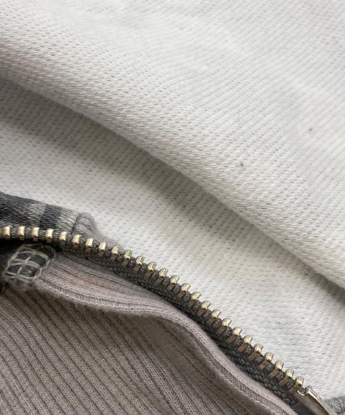 AKM（エーケーエム）AKM (エーケーエム) 明細ダブルジップパーカー/エーケーエム/Y2K グレー サイズ:Mの古着・服飾アイテム