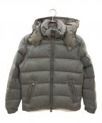 MONCLERモンクレール）の古着「MONTEGENEVRE GIUBBOTTO/ダウンジャケット/モンクレール/E20914033805 54272」｜グレー