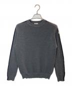 MONCLERモンクレール）の古着「GIROCOLLO TRICOTニット/モンクレール/F20919C73300 A9364」｜グレー