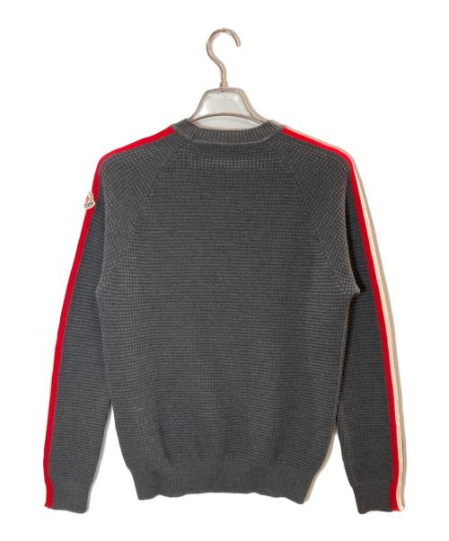 MONCLER（モンクレール）MONCLER (モンクレール) GIROCOLLO TRICOTニット/モンクレール/F20919C73300 A9364 グレー サイズ:Sの古着・服飾アイテム