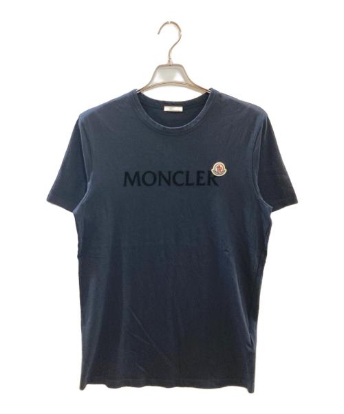 MONCLER（モンクレール）MONCLER (モンクレール) フロントロゴ・ワッペンTシャツ/モンクレール/G20918C00022 8390T ネイビー サイズ:Mの古着・服飾アイテム