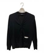 DSQUARED2ディースクエアード）の古着「Vネックウールニットカーディガン」｜ブラック