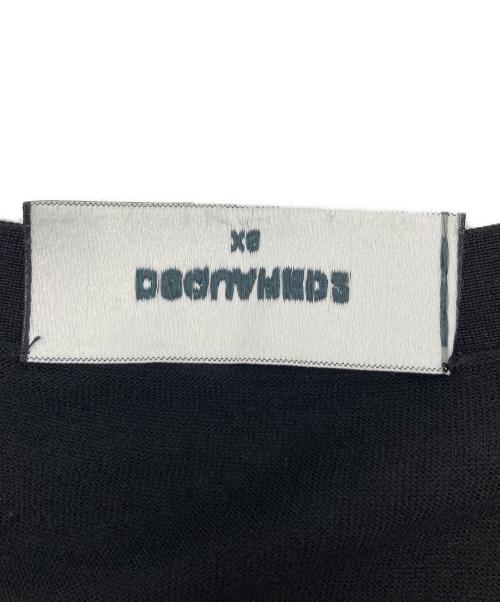 DSQUARED2（ディースクエアード）DSQUARED2 (ディースクエアード) Vネックウールニットカーディガン ブラック サイズ:XSの古着・服飾アイテム