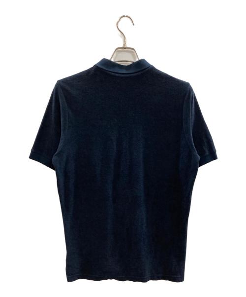 Zanone（ザノーネ）Zanone (ザノーネ) パイル地ポロシャツ/ザノーネ ネイビー サイズ:46の古着・服飾アイテム