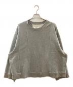 MM6 Maison Margielaエムエムシックスメゾンマルジェラ）の古着「バンドスウェットシャツ/エムエムシックスメゾンマルジェラ/S52GU0197 S25337」｜グレー