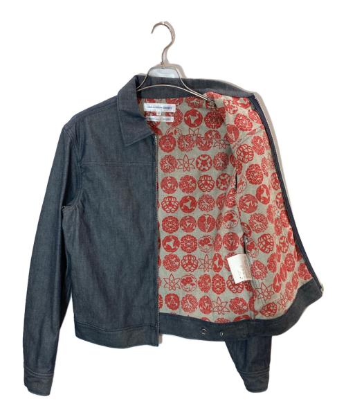COMME des GARCONS SHIRT（コムデギャルソンシャツ）COMME des GARCONS SHIRT (コムデギャルソンシャツ) 家紋裏地デニムブルゾン/コムデギャルソンシャツ/W11004 インディゴ サイズ:Sの古着・服飾アイテム