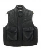 kontorコントール）の古着「PADDED FLAK VEST/中綿ベスト/コントール/KON-VE01243」｜ブラック