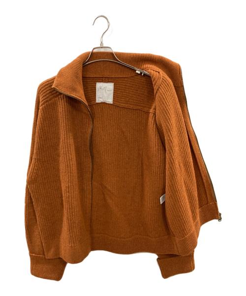 ANCELLM（アンセルム）ANCELLM (アンセルム) DRIVERS KNIT/ドライバーズニット/アンセルム/ANC-KN07 ブラウン サイズ:Mの古着・服飾アイテム