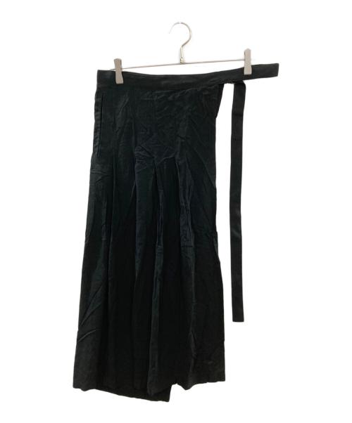 Yohji Yamamoto pour homme（ヨウジヤマモト プールオム）Yohji Yamamoto pour homme (ヨウジヤマモト プールオム) ラップスカート/ヨウジヤマモト プールオム/HZ-S01-218 ブラック サイズ:3の古着・服飾アイテム