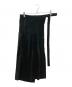Yohji Yamamoto pour homme（ヨウジヤマモト プールオム）の古着「ラップスカート/ヨウジヤマモト プールオム/HZ-S01-218」｜ブラック