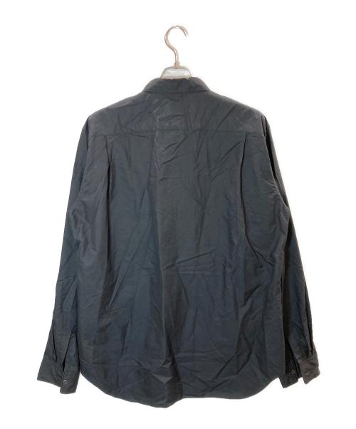 COMME des GARCONS HOMME PLUS（コムデギャルソンオムプリュス）COMME des GARCONS HOMME PLUS (コムデギャルソンオムプリュス) 長袖シャツ/コムデギャルソンオムプリュス/PI-B021/AD2021 ネイビー サイズ:Lの古着・服飾アイテム