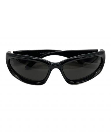 【美品】  BALENCIAGA / バレンシアガ | BB0157S SWIFT OVAL サングラス | 65□17-125 | ブラック 中古・古着通販】BALENCIAGA (バレンシアガ) SWIFT OVAL サングラス