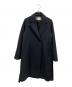 index（インデックス）の古着「カシミヤ混ダブルチェスターコート/インデックス/C58-95007」｜ネイビー
