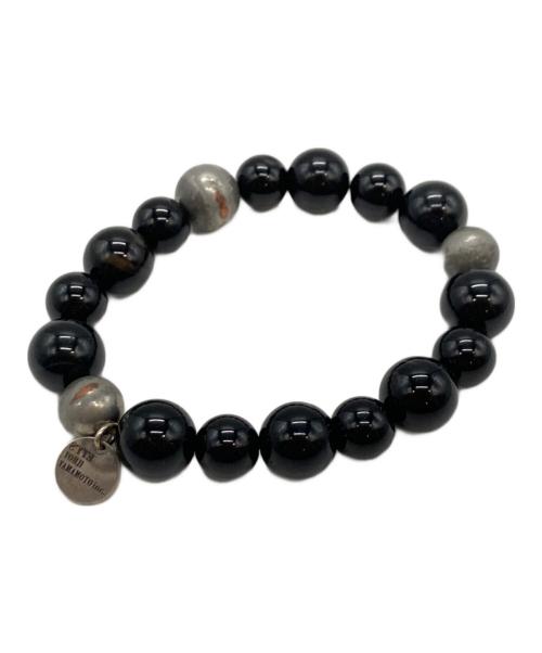 s'yte YOHJI YAMOTO（サイト ヨウジヤマモト）s'yte YOHJI YAMOTO (サイト ヨウジヤマモト) オニキス ブレスレット/サイト ヨウジヤマモト ブラックの古着・服飾アイテム