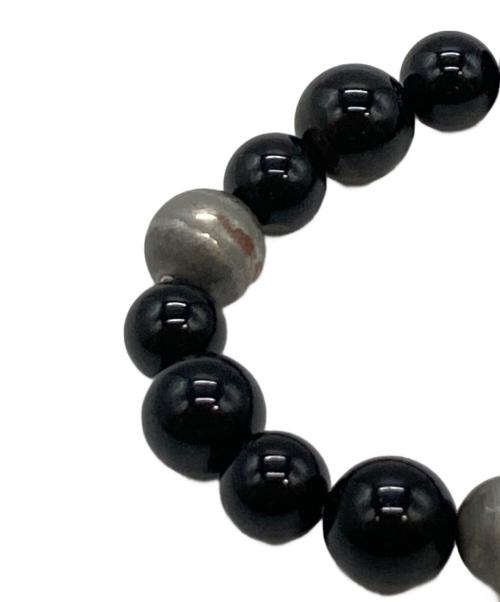 s'yte YOHJI YAMOTO（サイト ヨウジヤマモト）s'yte YOHJI YAMOTO (サイト ヨウジヤマモト) オニキス ブレスレット/サイト ヨウジヤマモト ブラックの古着・服飾アイテム