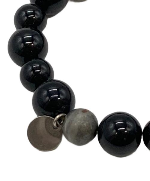 s'yte YOHJI YAMOTO（サイト ヨウジヤマモト）s'yte YOHJI YAMOTO (サイト ヨウジヤマモト) オニキス ブレスレット/サイト ヨウジヤマモト ブラックの古着・服飾アイテム