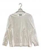 MARGARET HOWELLマーガレットハウエル）の古着「ロングスリーブカットソー/マーガレットハウエル/579-3266004」｜ホワイト