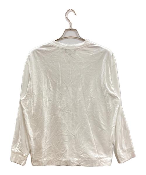 MARGARET HOWELL（マーガレットハウエル）MARGARET HOWELL (マーガレットハウエル) ロングスリーブカットソー/マーガレットハウエル/579-3266004 ホワイト サイズ:Lの古着・服飾アイテム