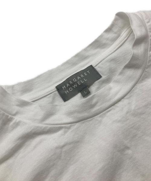 MARGARET HOWELL（マーガレットハウエル）MARGARET HOWELL (マーガレットハウエル) ロングスリーブカットソー/マーガレットハウエル/579-3266004 ホワイト サイズ:Lの古着・服飾アイテム