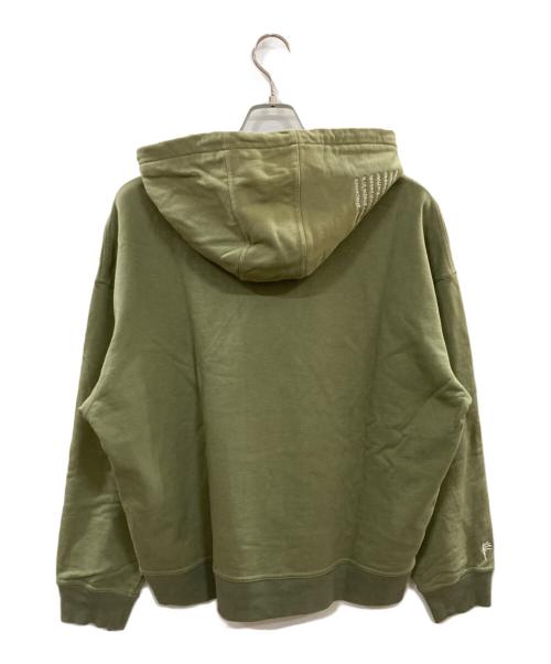 WIND AND SEA（ウィンダンシー）WIND AND SEA (ウィンダンシー) EMBROIDERY LOGO HOODIE/ウィンダンシー/WDS-11TH-CS-18 カーキ サイズ:Sの古着・服飾アイテム