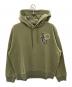 WIND AND SEA（ウィンダンシー）の古着「EMBROIDERY LOGO HOODIE/ウィンダンシー/WDS-11TH-CS-18」｜カーキ