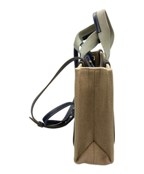 Chloe（クロエ）Chloe (クロエ) WOODY スモールトートバッグ/クロエ/03 23 70 65 アイボリー×ブルーの古着・服飾アイテム