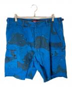 SUPREMEシュプリーム）の古着「Overdyed Camo Cargo Short/ハーフパンツ/シュプリーム」｜ブルー