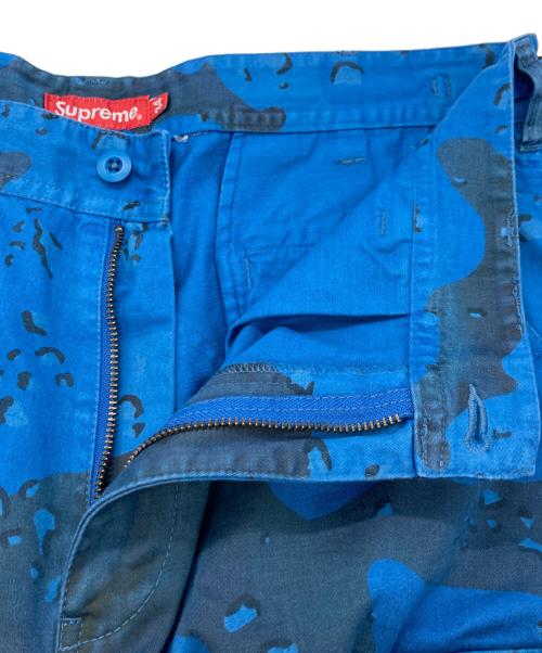 SUPREME（シュプリーム）SUPREME (シュプリーム) Overdyed Camo Cargo Short/ハーフパンツ/シュプリーム ブルー サイズ:86cm (W34)の古着・服飾アイテム