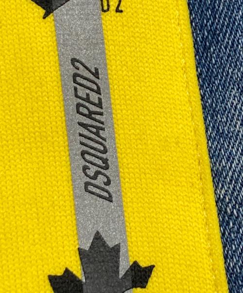 DSQUARED2（ディースクエアード）DSQUARED2 (ディースクエアード) ダメージデニムハーフパンツ/ディースクエアード/S74MU0659 ブルー サイズ:LLの古着・服飾アイテム