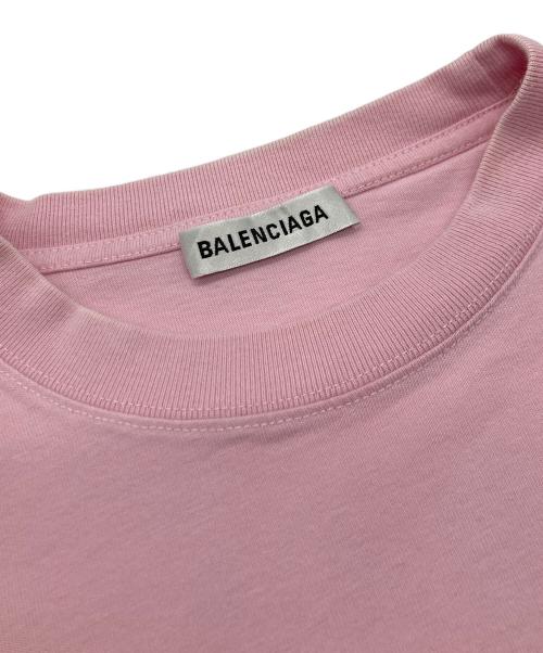 BALENCIAGA（バレンシアガ）BALENCIAGA (バレンシアガ) プリントTシャツ/バレンシアガ/612965 ピンク サイズ:Sの古着・服飾アイテム