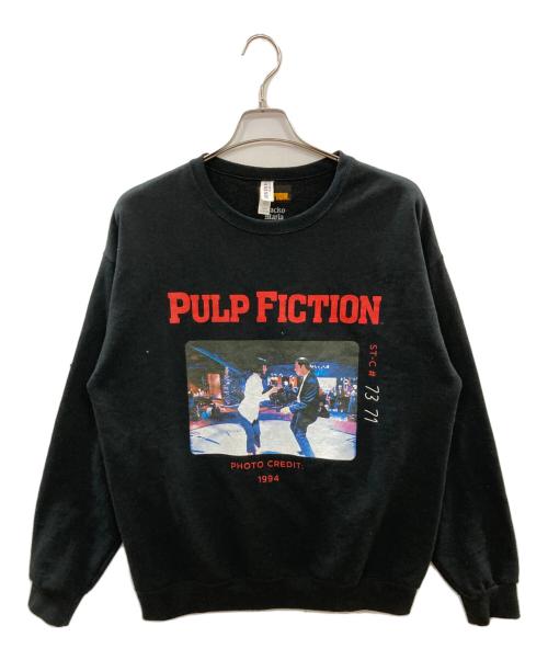 WACKO MARIA（ワコマリア）WACKO MARIA (ワコマリア) JERZEES (ジャージーズ) プリントスウェット/パルプフィクション/ワコマリア/ジャージーズ ブラック サイズ:Lの古着・服飾アイテム