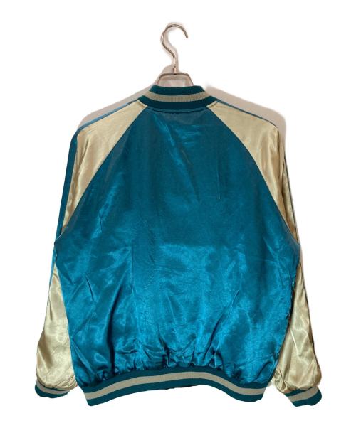 TEN STRIKE（テンストライク）TEN STRIKE (テンストライク) スカジャン/テンストライク/うる星やつら ブラック×グリーン サイズ:XLの古着・服飾アイテム