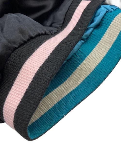 TEN STRIKE（テンストライク）TEN STRIKE (テンストライク) スカジャン/テンストライク/うる星やつら ブラック×グリーン サイズ:XLの古着・服飾アイテム