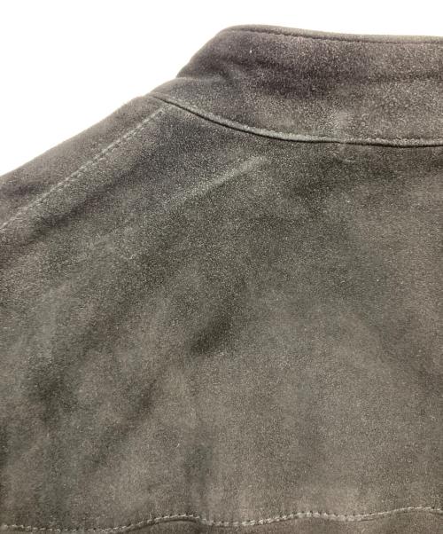 Cinquanta（チンクワンタ）Cinquanta (チンクワンタ) ゴールドジップゴートスウェードブルゾン/チンクワンタ/H-502 2101 ブラック サイズ:Sの古着・服飾アイテム