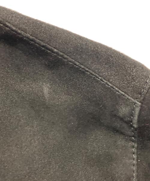 Cinquanta（チンクワンタ）Cinquanta (チンクワンタ) ゴールドジップゴートスウェードブルゾン/チンクワンタ/H-502 2101 ブラック サイズ:Sの古着・服飾アイテム