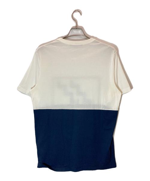 LOUIS VUITTON（ルイ ヴィトン）LOUIS VUITTON (ルイ ヴィトン) カラコムグラフィック切替カットソー/ルイ ヴィトン/RM162M JEZ HAY22W ネイビー×ホワイト サイズ:Lの古着・服飾アイテム