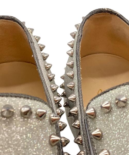 Christian Louboutin（クリスチャン・ルブタン）Christian Louboutin (クリスチャン・ルブタン) スリッポン/クリスチャン・ルブタン シルバー サイズ:43 1/2の古着・服飾アイテム