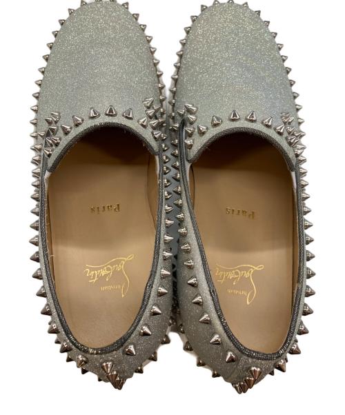 Christian Louboutin（クリスチャン・ルブタン）Christian Louboutin (クリスチャン・ルブタン) スリッポン/クリスチャン・ルブタン シルバー サイズ:43 1/2の古着・服飾アイテム