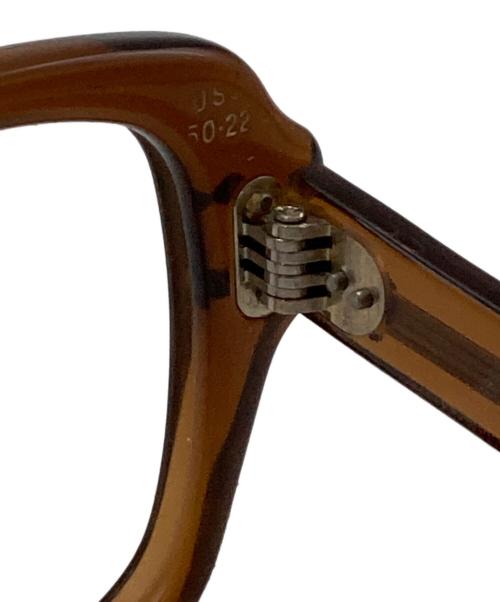 USS military（ユーエスエス）USS military (ユーエスエス) 80’ｓセーフティサングラス ブラウン サイズ:SIZE 4 1/2-5 3/4の古着・服飾アイテム