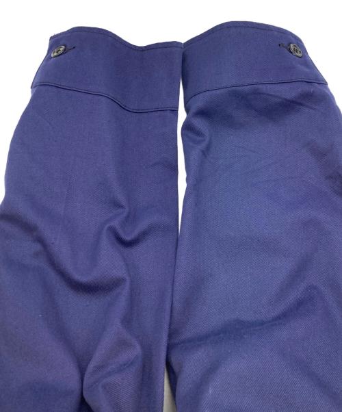 DEBOSQUE PAUWELS MERVILLE（デボスク ポーウェル メルヴィル）DEBOSQUE PAUWELS MERVILLE (デボスク ポーウェル メルヴィル) ミリタリーショップコート/フランス軍/デボスクポーウェルメルヴィル　フランス軍 ブルー サイズ:116/120の古着・服飾アイテム